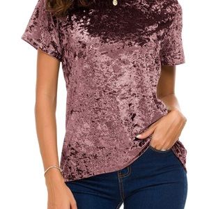 Crushed Velvet T-Shirt